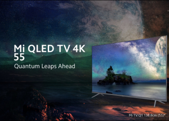 小米 QLED 4K 量子點電視印度發表：搭載 Android TV 10 作業系統、配備 30W 揚聲器