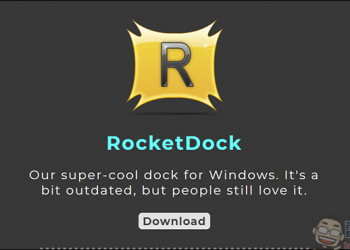 有了 RocketDock ，Windows 也能擁有仿 Mac 工具列