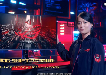 全球首款配備 HDMI 2.1 的 32 吋 4K 144Hz 電競螢幕 ROG Swift PG32UQ 發表