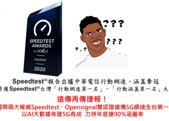 誰才是台灣行動網路網速最快業者呢? Speedtest 2020 Q3Q4測速報告解析