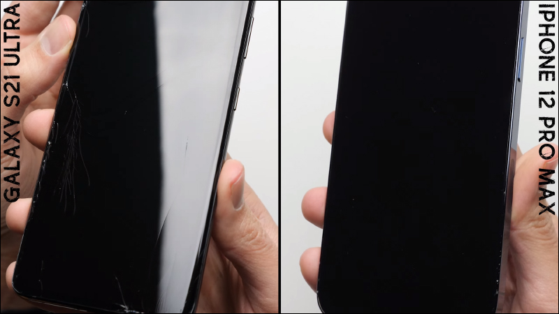 iPhone 12 Pro Max 對決三星 Galaxy S21 Ultra 跌落測試，究竟誰更耐摔？ - 電腦王阿達