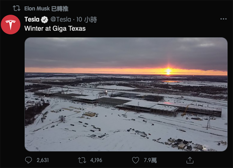 酷寒導致大停電，德州一家四口靠 Tesla 電動車取暖撐過夜晚 - 電腦王阿達