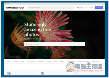 Wunderstock 提供上千萬張免費可商用的高品質圖片素材，CC0 授權、無需回饋連結 - 電腦王阿達