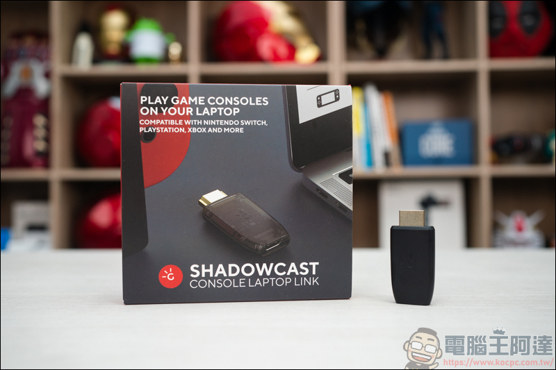 GENKI ShadowCast 影音傳輸棒開箱，筆電秒變Switch、PS5、XBOX螢幕 - 電腦王阿達
