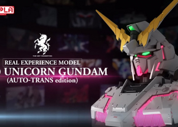 「REAL EXPERIENCE MODEL RX-0 獨角獸鋼彈 (自動變形版)」組裝胸像模型 含稅價14,380元