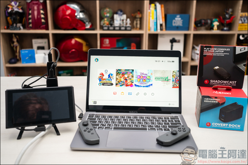 GENKI ShadowCast 影音傳輸棒開箱，筆電秒變Switch、PS5、XBOX螢幕 - 電腦王阿達