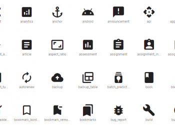 2000種icon免費用！做簡報不用擔心　Google釋出開源圖標集「Material icons」