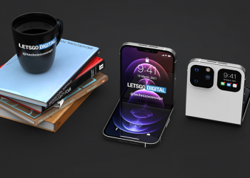 最新 iPhone Flip 折疊手機概念圖！背面鏡頭旁邊多一塊小螢幕 - 電腦王阿達