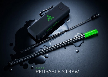 Razer將推出「Reusable Straw」環保不鏽鋼吸管 強調採創新可伸縮設計