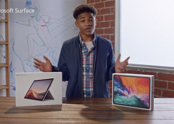 Surface Pro 7 新廣告釋出，這次槍口瞄準 iPad Pro 的鍵盤