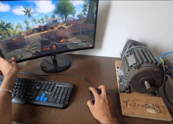 遊戲手把的震動回饋不夠強嗎？國外狂人自製震動馬達，震到連準心都瞄不準 - 電腦王阿達