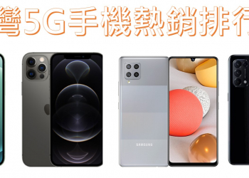 台灣最新5G手機熱銷排行榜