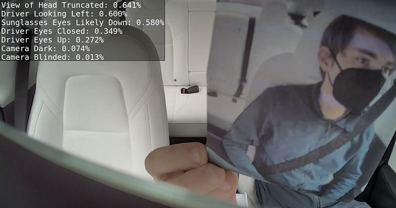 Tesla 車內監控系統被大神把玩了一番,居然會偵測「滑手機」(影片) - 電腦王阿達 Tesla 車內監控系統被大神把玩了一番,居然會偵測「滑手機」(影片)