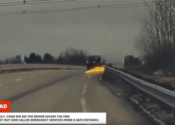 Tesla 起火總引發關注？有人直接整理燃油車「路燒」影片反駁