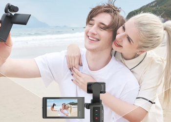 Moza 版的 OSMO Pocket 直接給你一塊翻轉大螢幕！