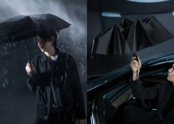 小米有品「悠啟智能電動晴雨傘」眾籌推出，電動開收傘、單手開傘不費力