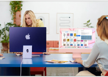 Apple 推出全新 24 吋 M1 iMac，機身更薄、效能更強、共七色選擇