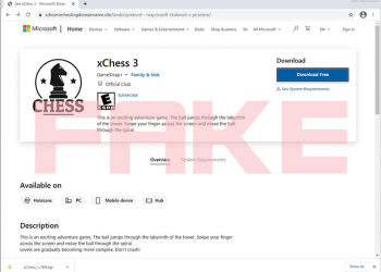 惡意軟體假冒微軟官方商店欺騙用戶下載安裝，竊取用戶個人數據