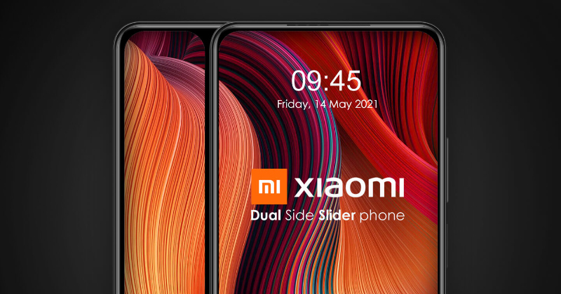 小米雙向側滑蓋手機專利曝光：採左右滑蓋，主螢幕下方還有副螢幕和前置相機