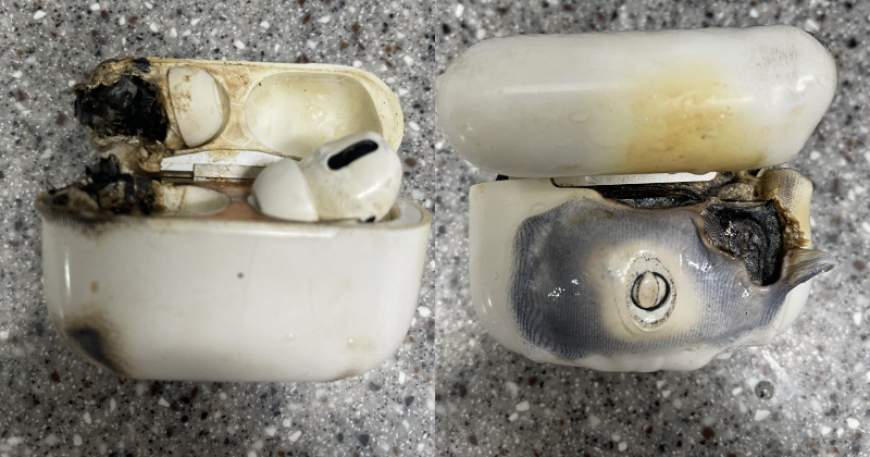 韓國發生 AirPods Pro 充電時爆炸事件，整組耳機燒到潰爛焦黑