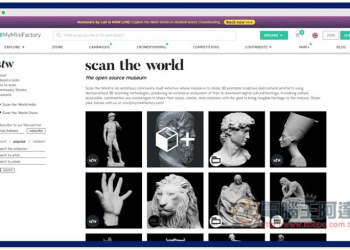 Scan the world 提供超過上萬個免費開源博物館藝術品 3D 列印檔，無需註冊就能下載 - 電腦王阿達