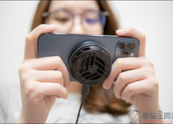 BLACK SHARK 黑鯊冰封磁吸散熱器，第一款支援 MagSafe 的手機散熱器，雙平台都可用！