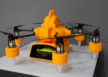 KDDI 發表全球首款水空兩用無人機，分離式子機還可進行水下拍攝