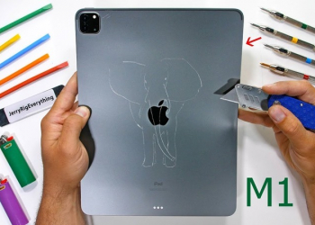 M1 iPad Pro 暴力耐用性測試，一樣容易折彎，不過這次螢幕沒破 - 電腦王阿達