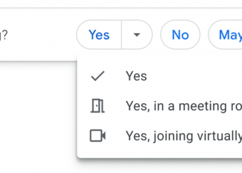因應時代演進 Google 日曆導入實體／虛擬會議 RSVP 確認選項與圖示