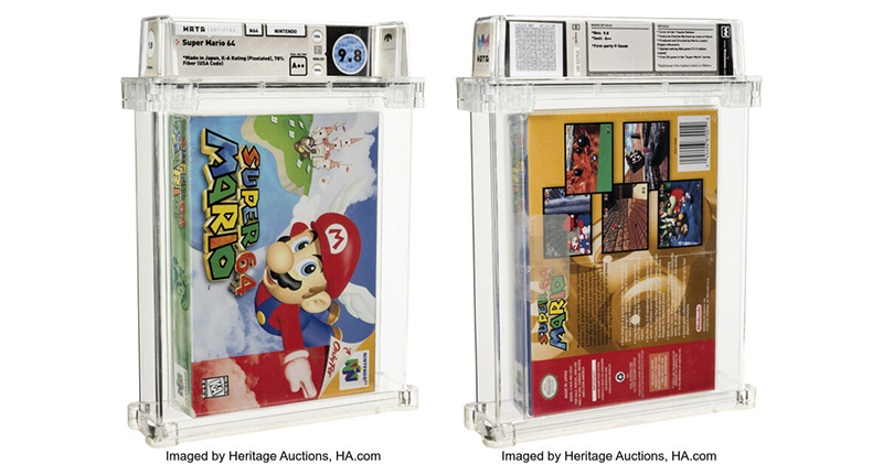 《超級瑪利歐 64》卡帶以破 4,000 萬台幣拍賣成交