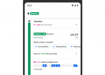 Google Maps 測試「各車廂」擁擠程度顯示，讓你習慣後疫情的新日常