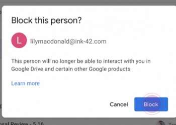 受釣魚攻擊所苦的 Google Drive 終於加入封鎖功能（終於…）