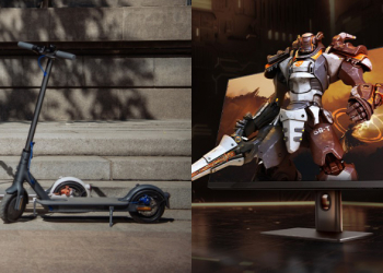 小米電動滑板車 3 與小米 2K 27 吋電競顯示器、小米 AX9000 路由器等新品，於全球市場發表