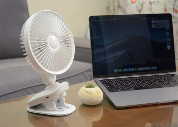 ONPRO UF-IFAN Pro 二代 USB-C 充電式無線小夜燈夾扇開箱，走到哪涼快跟到哪