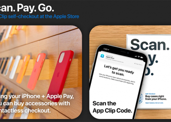 減少排隊麻煩，Apple Store 開始加入輕巧 App 快速掃碼自助結帳支援