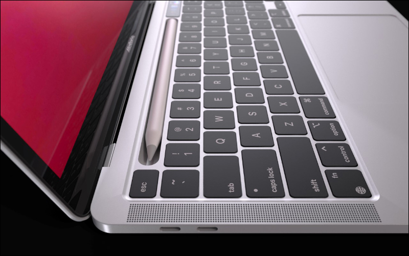 謠傳 MacBook Pro 將取消 Touch Bar 改為收納 Apple Pencil 底座 - 電腦王阿達