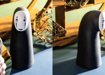 神隱少女 20 週年推出「無臉男紓壓小物」，黑黑長長 13 公分，握感超軟Q！