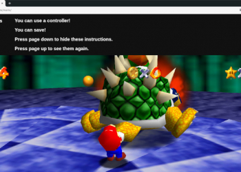 能控制也能存檔，神人將《超級瑪利歐64》移植成網頁版讓大家免費玩