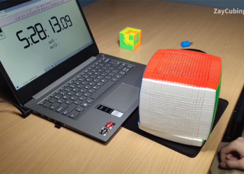 中國高手花 5 個半小時復原 21 階魔術方塊全程錄影上傳（但讓人沒耐心看完）