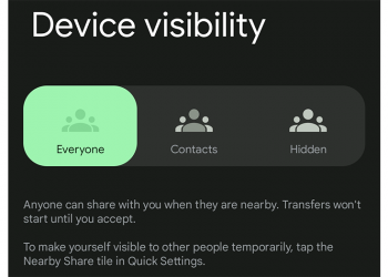 最新 Android 「鄰近分享」終於支援「所有人」了