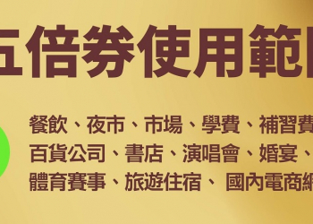 「振興五倍券」公開樣式與正式時程 9月22日起先開放數位綁定