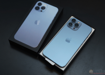 iPhone 13 Pro Max 開箱圖賞，用 imos 全機防護將天峰藍的滑順永留手心