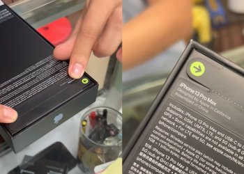 華強北成功仿造 iPhone 13 系列封口貼條，建議別貪小便宜購買來路不明的 iPhone ！