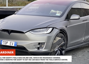 當 Tesla 遭遇把現實當 GTA 玩的駕駛惡意衝撞，結果對方當場被上銬帶走（影片）