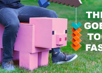 國外 YouTuber 打造出現實版的 Minecraft Pig，還可以騎著它到處跑（最高時速 20 MPH） - 電腦王阿達