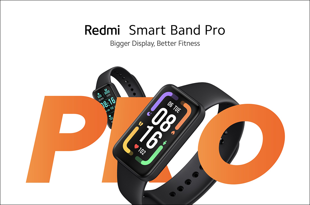 Redmi 手環 Pro 全球市場推出：配備 1.47 吋 AMOLED 全螢幕、支援血氧偵測、110 種運動模式與 5ATM 防水 - 電腦王阿達