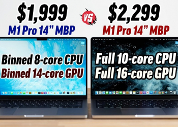 入門款與完整版 M1 Pro 的 14 吋 MacBook Pro 效能究竟差多少？這部實測影片告訴你 - 電腦王阿達