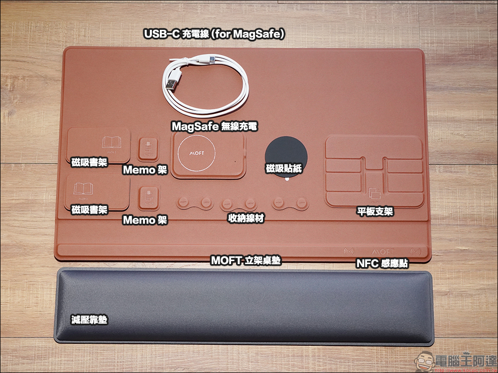 MOFT 4-in-1 立架桌墊開箱｜收納、支架、充電一片搞定！打造俐落、專業工作環境 - 電腦王阿達