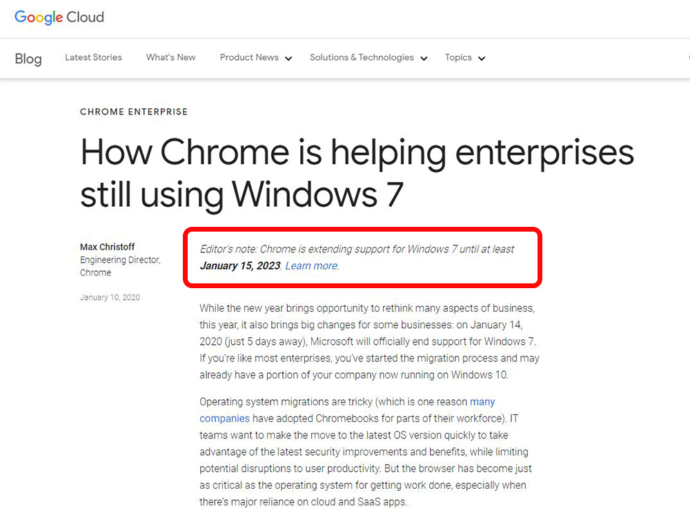 Chrome 瀏覽器對 Windows 7 的支援再度延長一年，至 2023 年 1 月止 - 電腦王阿達