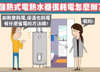 電熱水器很耗電，該怎麼辦?